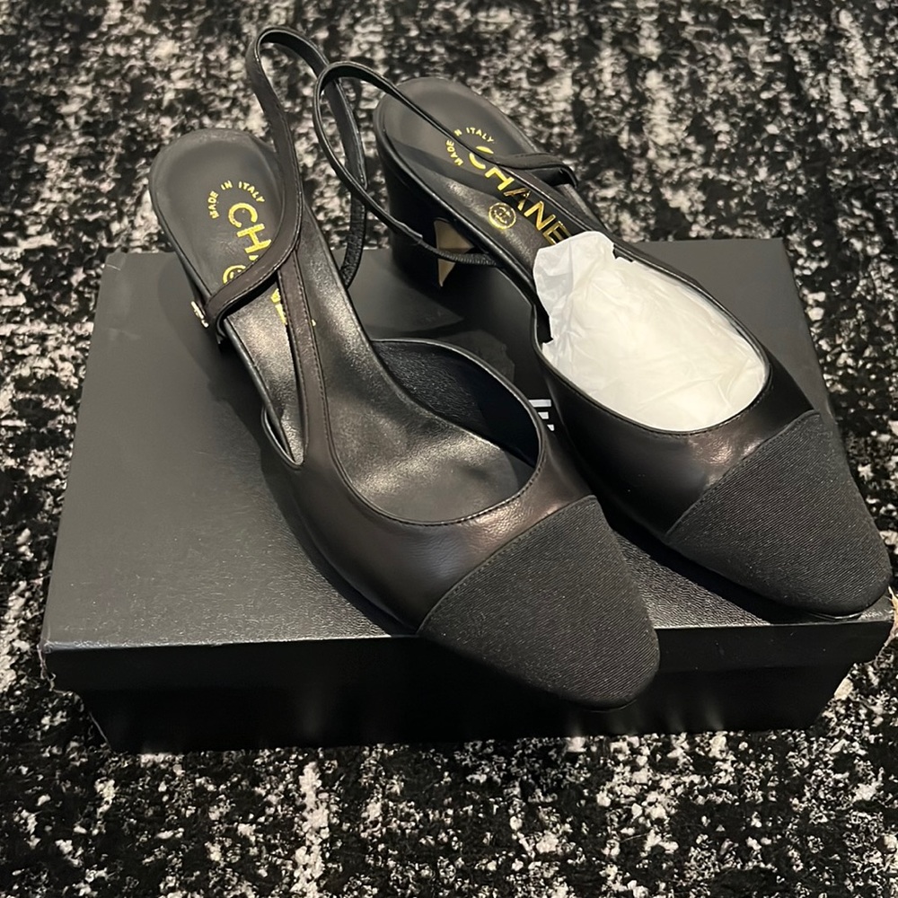 Black Block Heels